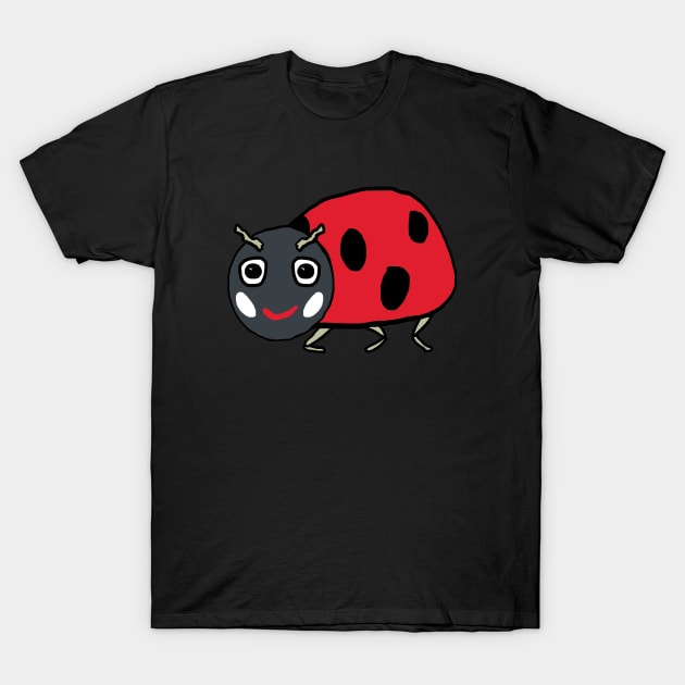 Ladybird Ladybug T-Shirt by Mark Ewbie